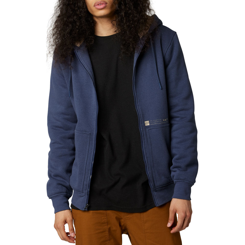 FOX RACING GEOLOGY SASQUATCH ZIP-UP HOODED SWEATSHIRT