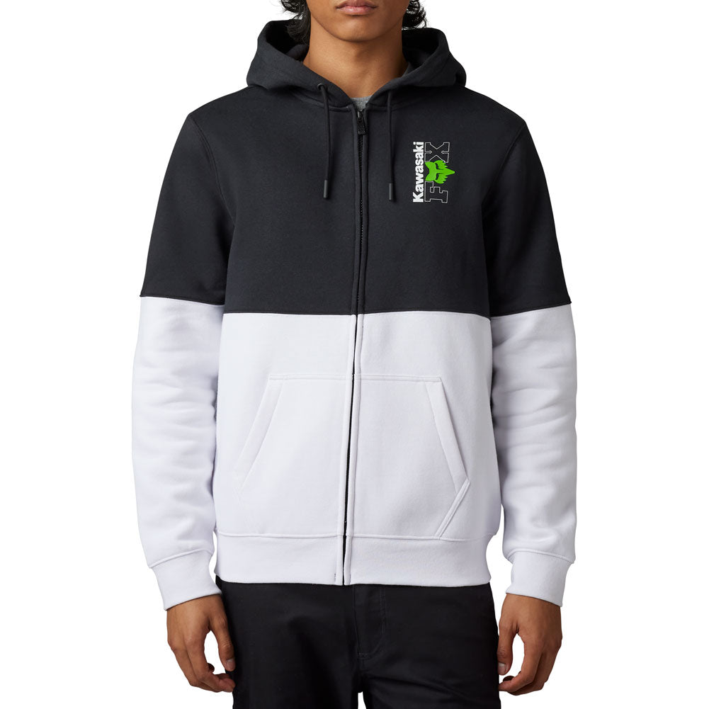 FOX RACING X KAWASAKI ZIP-UP HOODED SWEATSHIRT