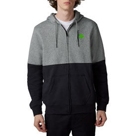 FOX RACING X KAWASAKI ZIP-UP HOODED SWEATSHIRT