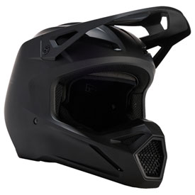 FOX RACING YOUTH V1 MATTE BLACK HELMET