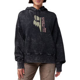 FOX RACING WOMEN'S THROTTLE OVERSIZED HOODED SWEATSHIRT