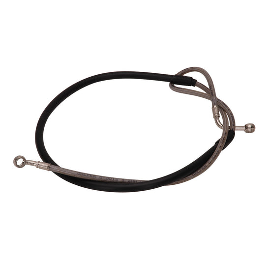 Galfer Front Steel Braided Brake Line Standard Length Clear/Silver