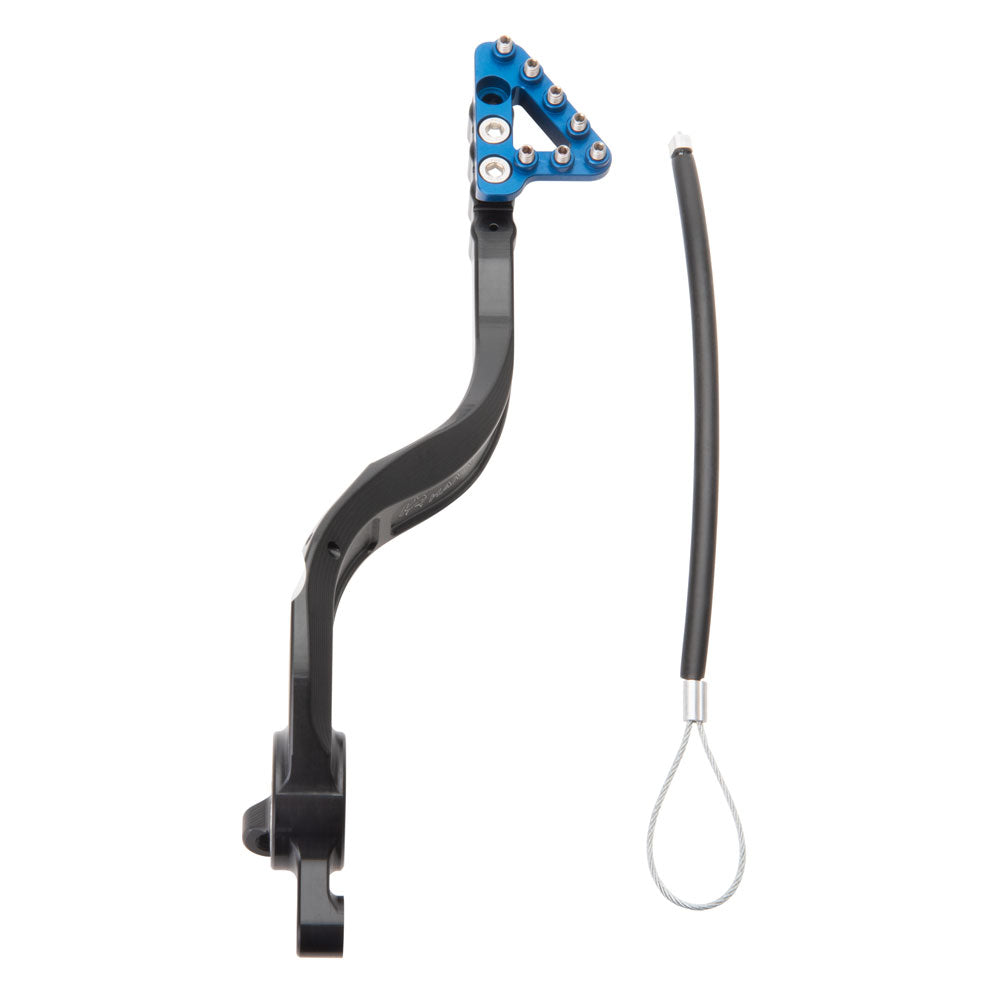 Hammerhead Billet Brake Pedal with Aluminum Brake Tip Blue