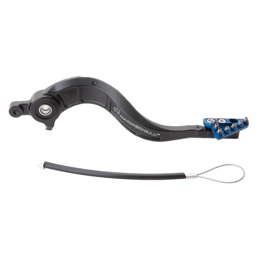 Hammerhead Billet Brake Pedal with Aluminum Brake Tip Blue