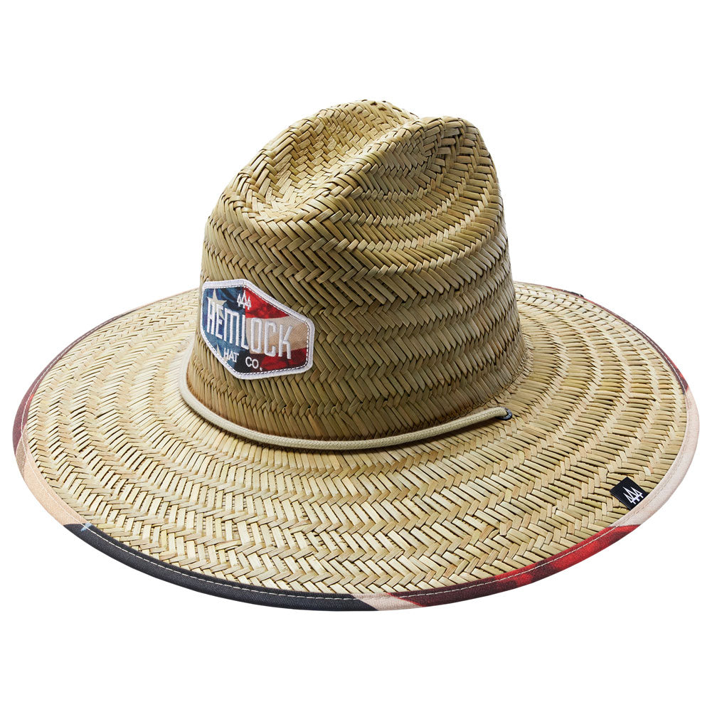 HEMLOCK HAT CO. STRAW HAT