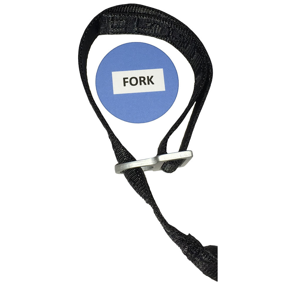 Highline Recreation Style 2 Original Tugger Lift Strap, Front Black