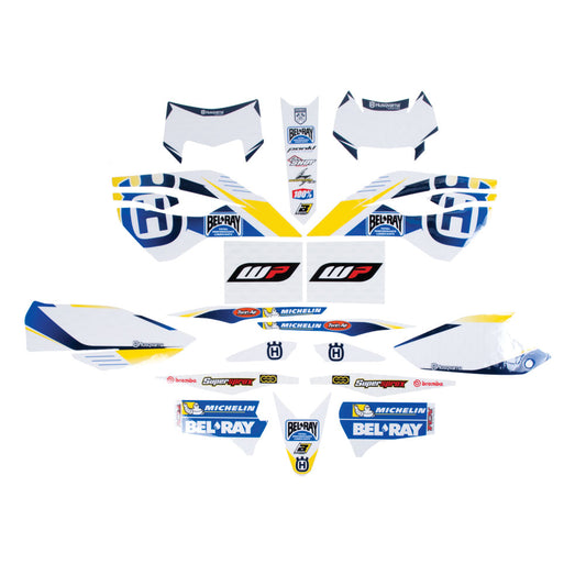 Husqvarna Factory Enduro Graphics Kit White/Blue