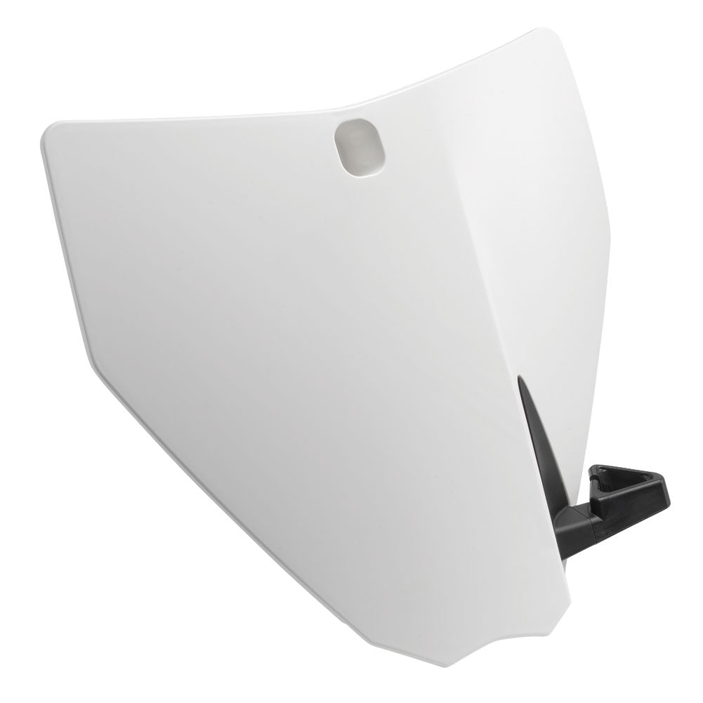 Husqvarna OEM Front Number Plate White