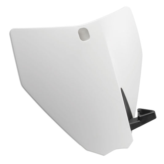 Husqvarna OEM Front Number Plate White