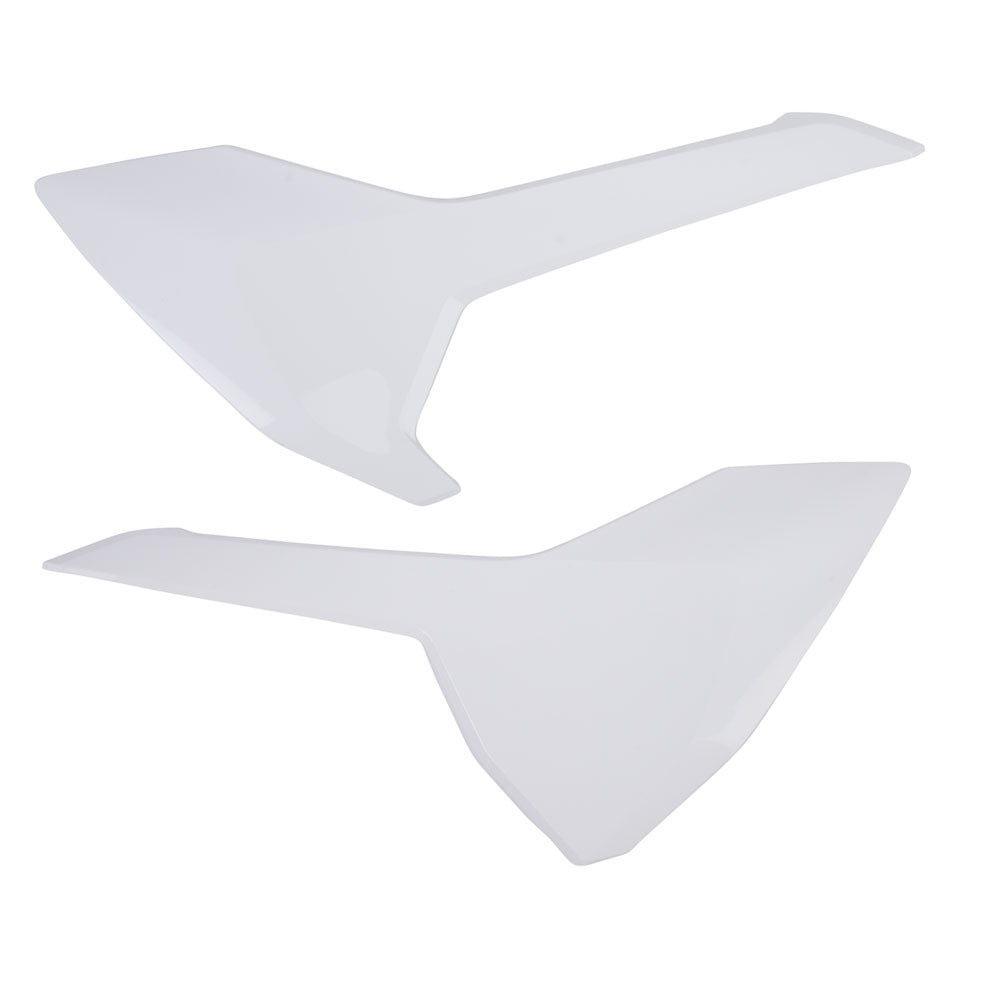 Husqvarna OEM Side Number Plates White