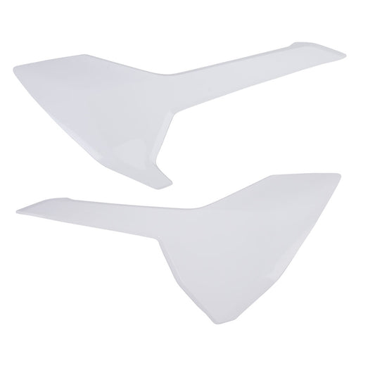 Husqvarna OEM Side Number Plates White