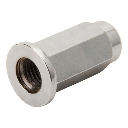 ITP Flat Base Chrome Lug Nut 10mm x 1.25mm Thread Pitch w/14mm Head