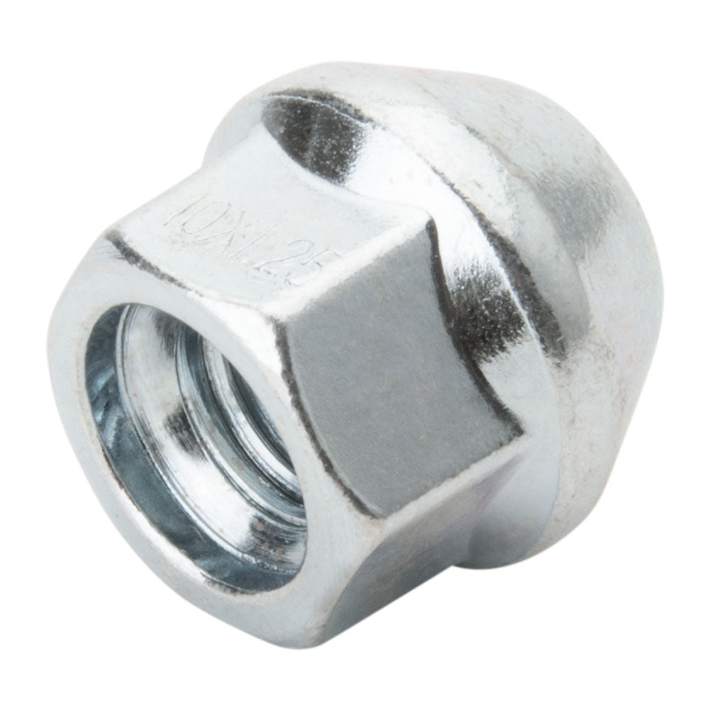 ITP O.E.M. Style Tapered Lug Nut 10mm x 1.25mm Thread Pitch Silver