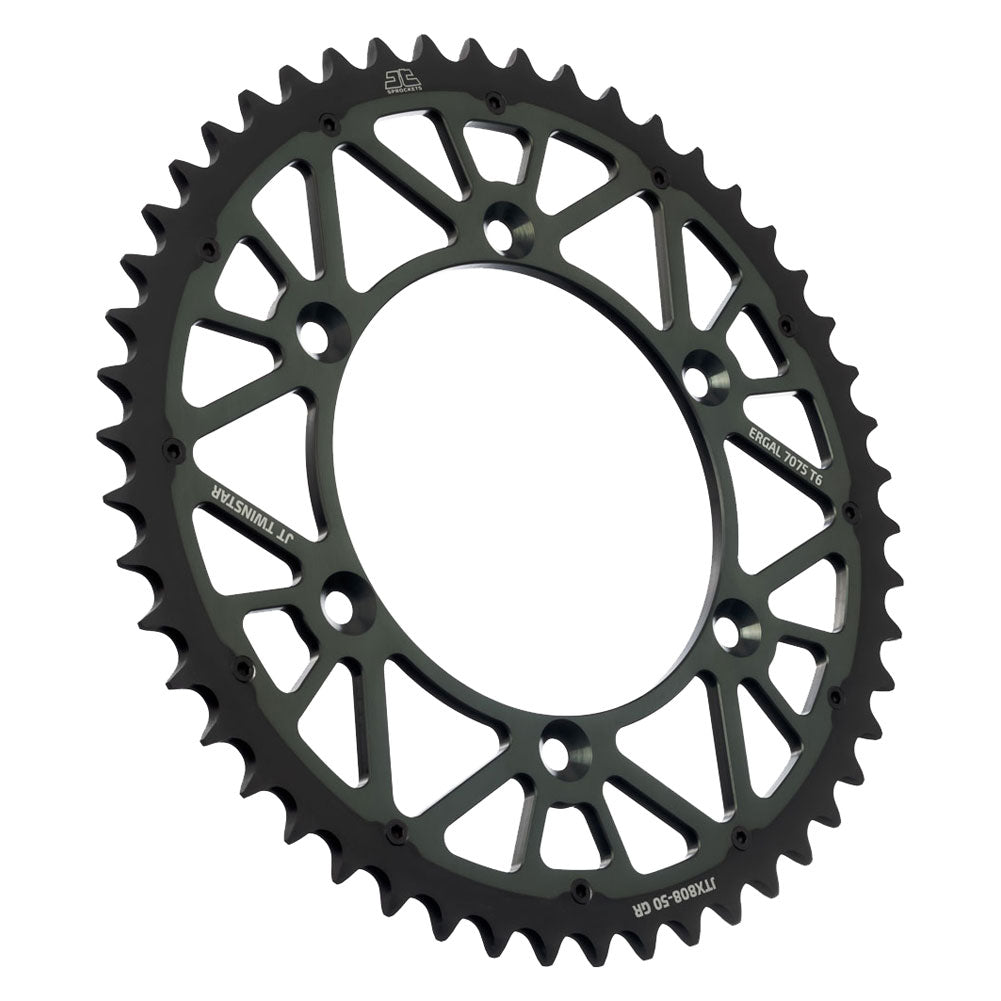 JT Twinstar Hybrid Rear Sprocket 50 Tooth