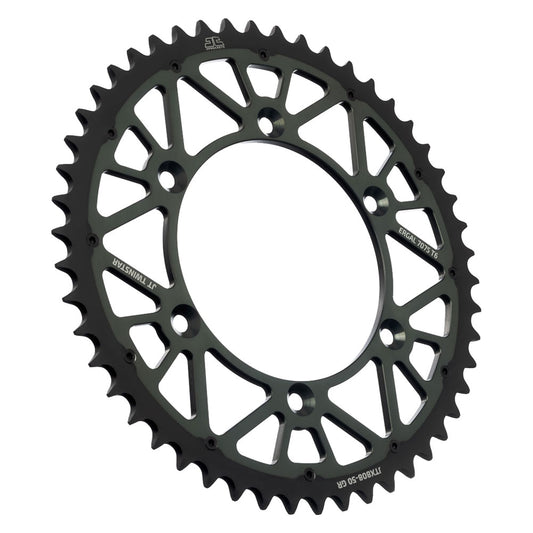 JT Twinstar Hybrid Rear Sprocket 50 Tooth