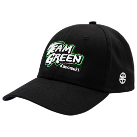 KAWASAKI TEAM GREEN NEW ERA CURVED BILL HAT