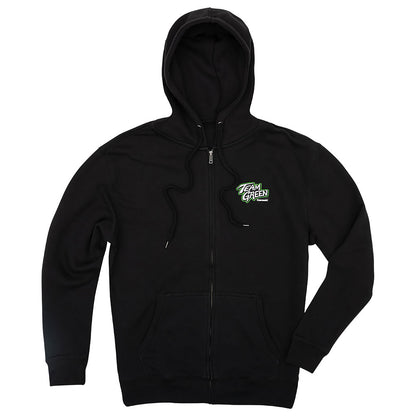 KAWASAKI TEAM GREEN ZIP-UP HOODED SWEATSHIRT
