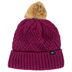 KLIM WOMEN'S CHEVRON POM BEANIE