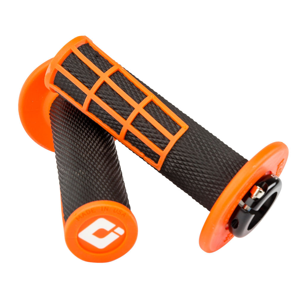 KTM Lock-On Grip Set Black/Orange