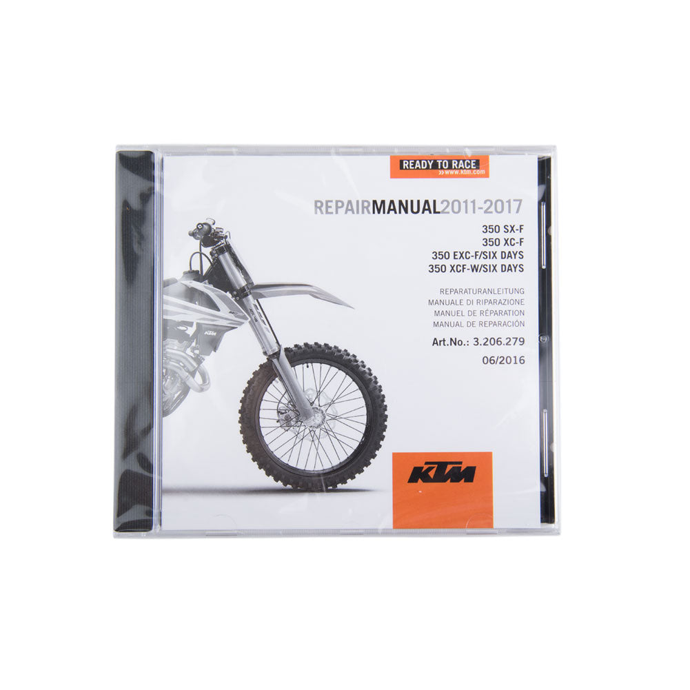 KTM OEM CD-ROM Repair Manual