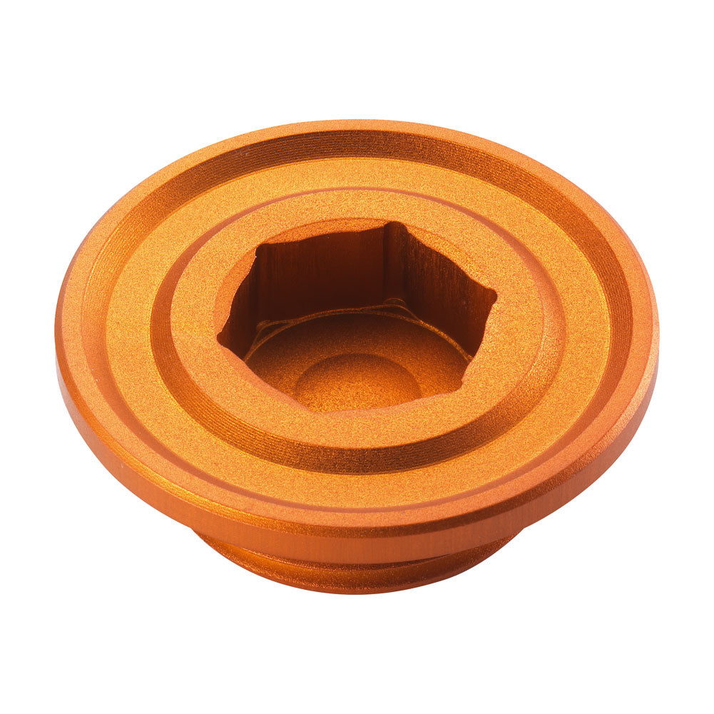 KTM Factory Ignition Cover Plug Orange