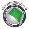 LEATT 3DF HYBRID EXT KNEE GUARDS