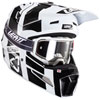 LEATT MOTO 3.5 V24 HELMET WITH 4.5 VELOCITY GOGGLE