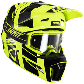 LEATT MOTO 3.5 V24 HELMET WITH 4.5 VELOCITY GOGGLE