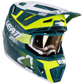 LEATT MOTO 7.5 V24 HELMET WITH 4.5 VELOCITY GOGGLE