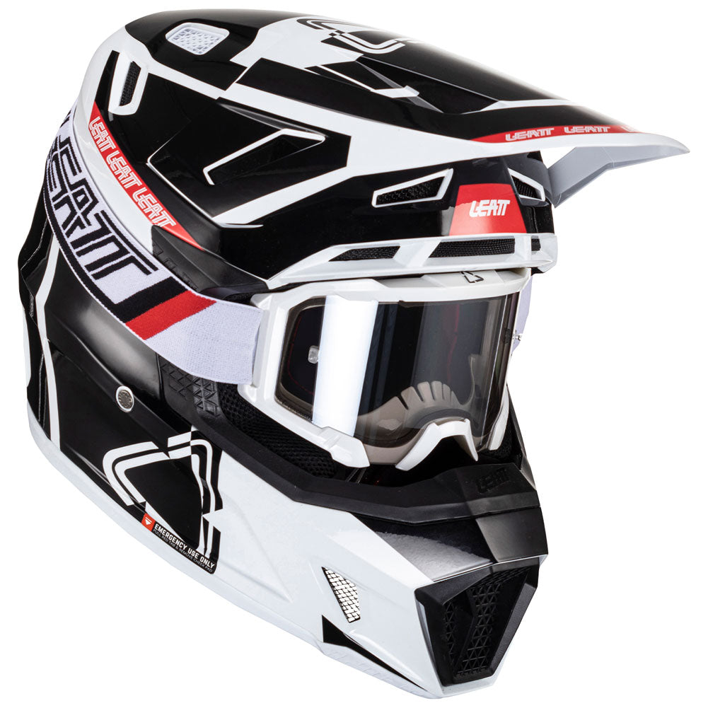 LEATT MOTO 7.5 V24 HELMET WITH 4.5 VELOCITY GOGGLE