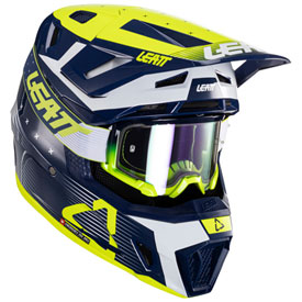 LEATT MOTO 7.5 V24 HELMET WITH 4.5 VELOCITY GOGGLE