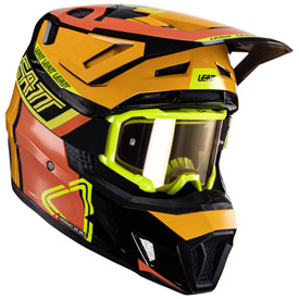 LEATT MOTO 7.5 V24 HELMET WITH 4.5 VELOCITY GOGGLE