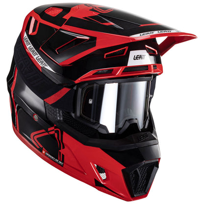 LEATT MOTO 7.5 V24 HELMET WITH 4.5 VELOCITY GOGGLE