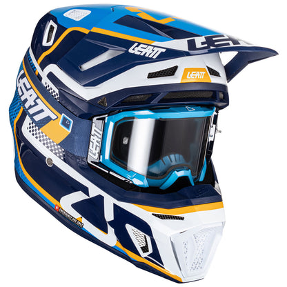 LEATT MOTO 8.5 V24 HELMET WITH 5.5 VELOCITY GOGGLE