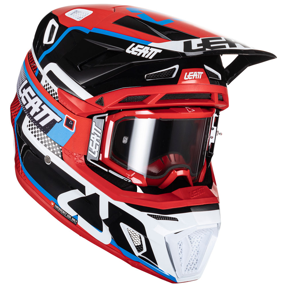 LEATT MOTO 8.5 V24 HELMET WITH 5.5 VELOCITY GOGGLE