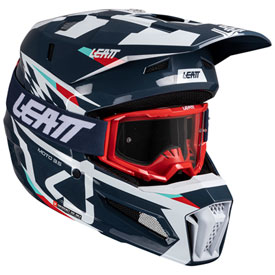 LEATT MOTO 3.5 HELMET WITH 3.5 VIZION GOGGLE