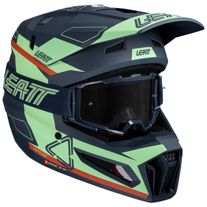 LEATT MOTO 3.5 HELMET WITH 3.5 VIZION GOGGLE