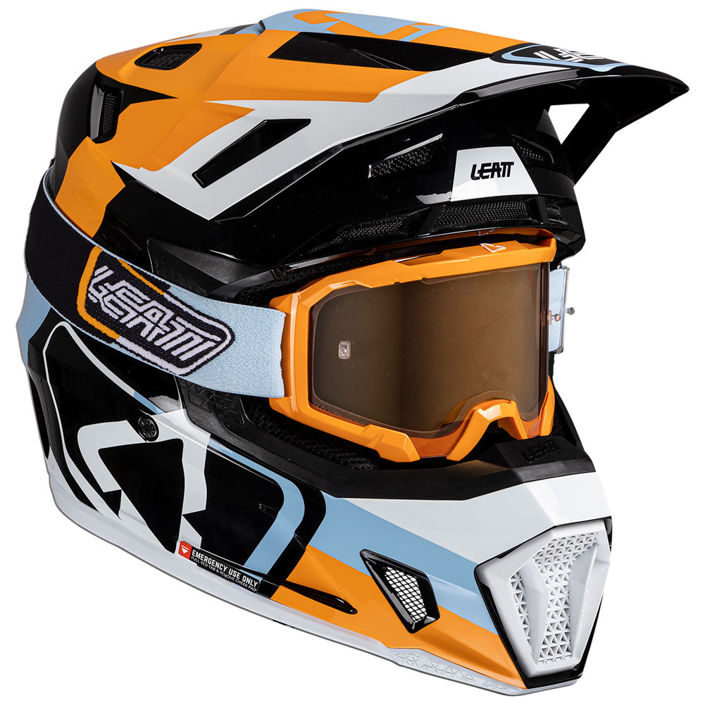 LEATT MOTO 7.5 HELMET WITH 4.5 VELOCITY GOGGLE