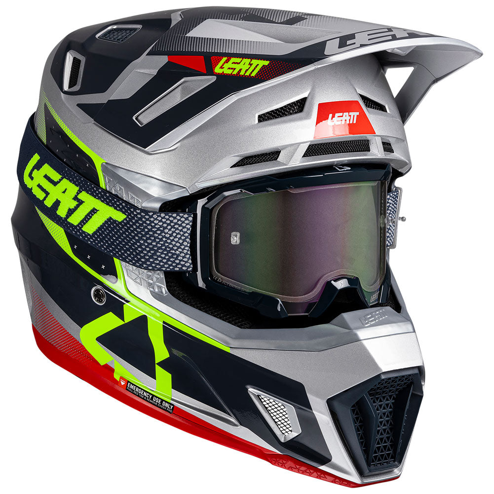 LEATT MOTO 7.5 HELMET WITH 4.5 VELOCITY GOGGLE