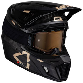 LEATT MOTO 9.5 CARBON HELMET WITH 6.5 VELOCITY IRIZ GOGGLE