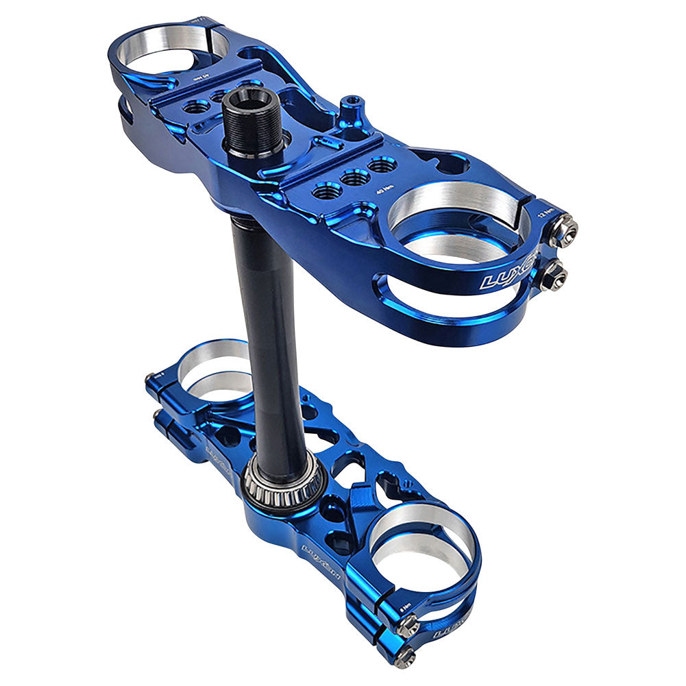Luxon Gen3 Pro Triple Clamp Set with Rubber Isolated Handlebar Mounts