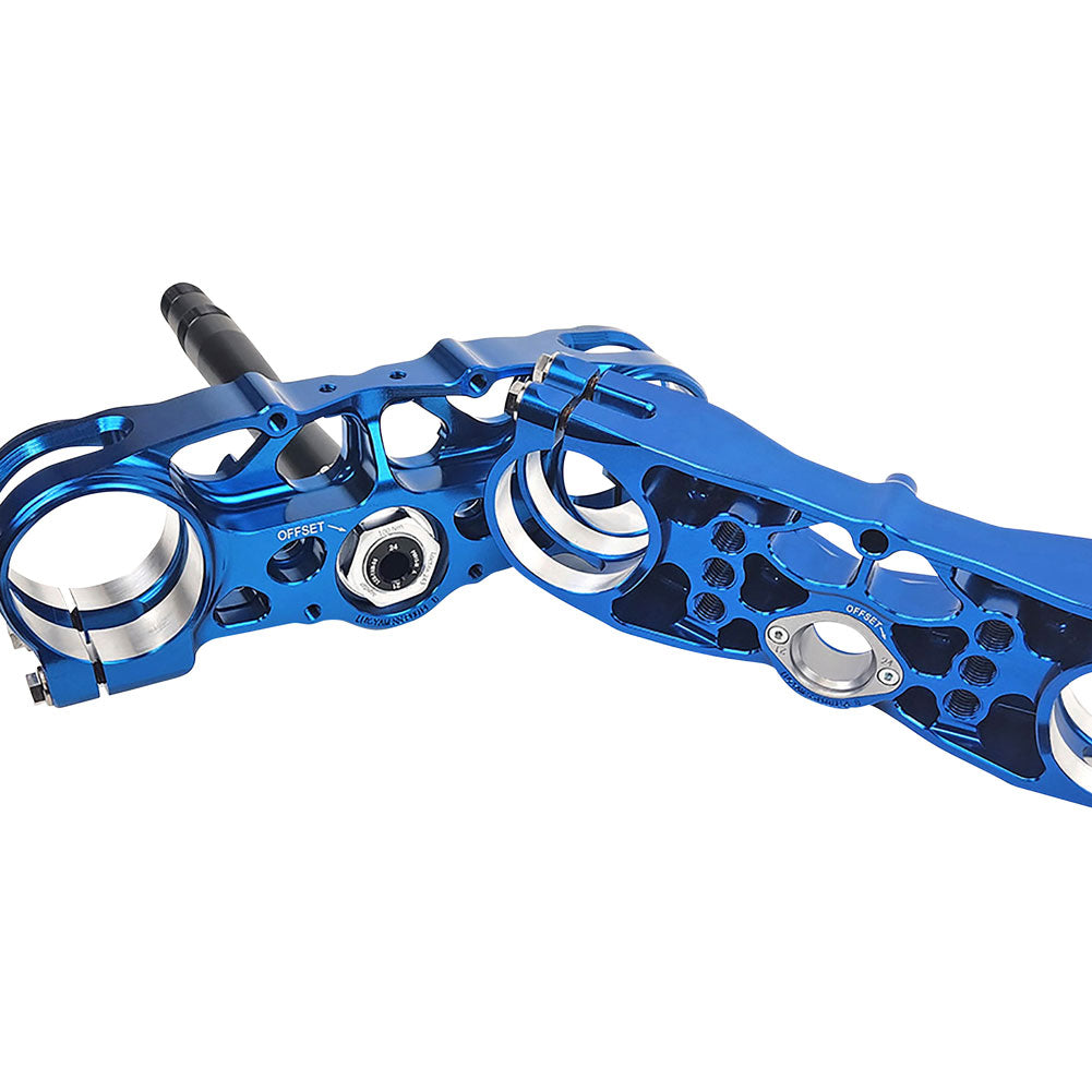 Luxon Gen3 Pro Triple Clamp Set with Rubber Isolated Handlebar Mounts