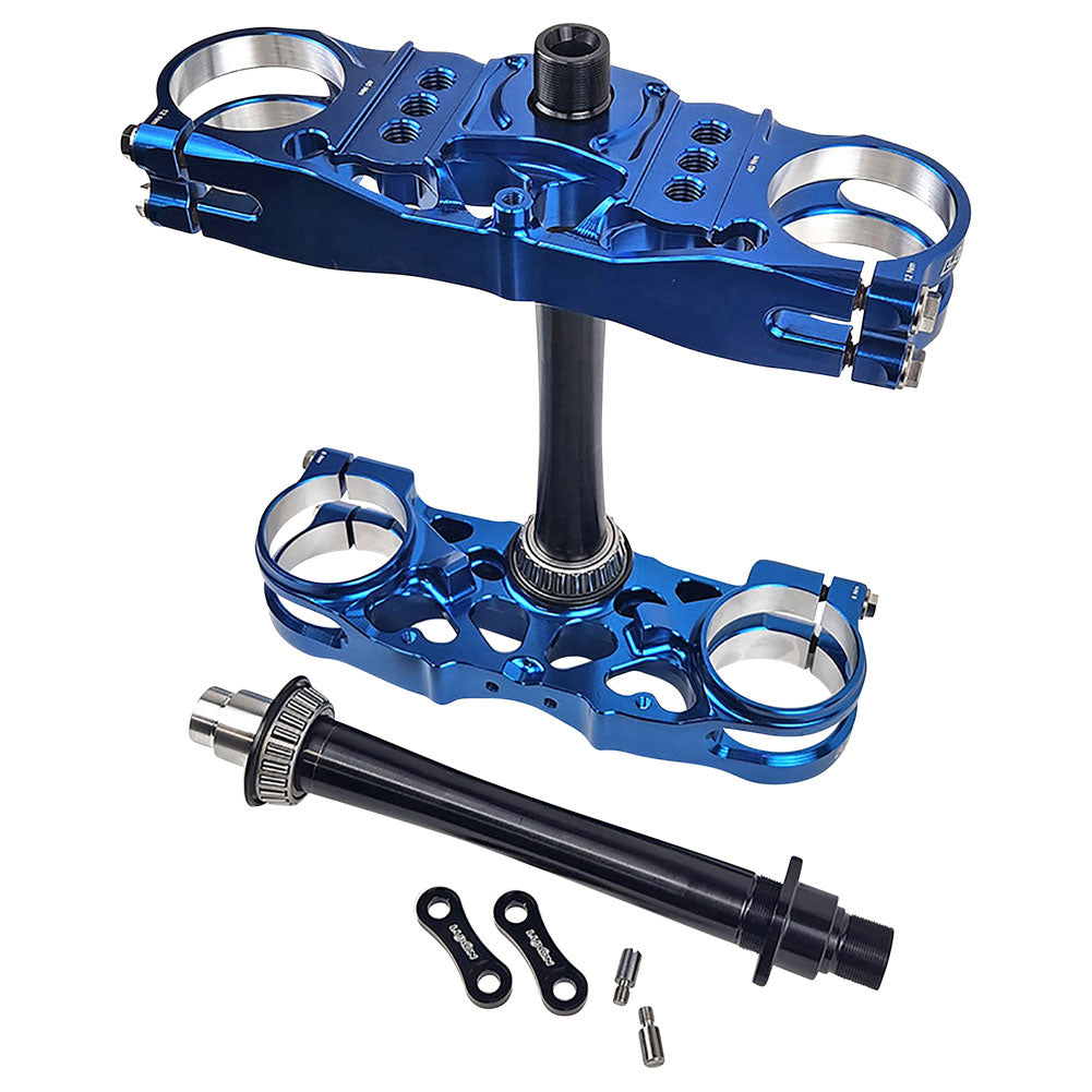 Luxon Gen3 Pro Triple Clamp Set with Rubber Isolated Handlebar Mounts