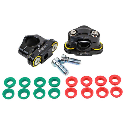 Luxon Gen3 Pro Triple Clamp Set with Rubber Isolated Handlebar Mounts