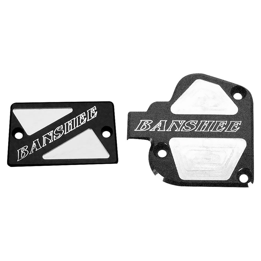 Modquad Thumb Throttle and Front Brake Reservoir Cover Set Black