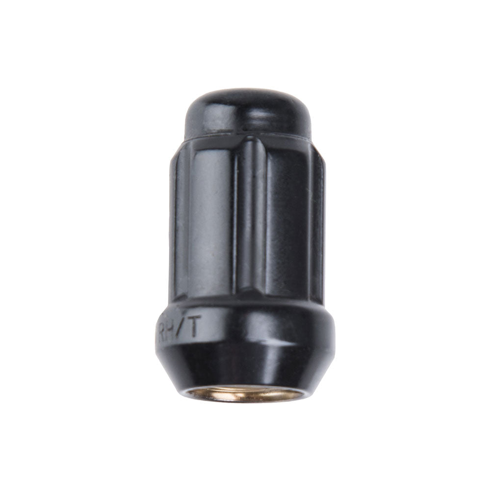 MSA Spline Drive Tapered Lug Nut 10mm x 1.25mm Thread Pitch Black