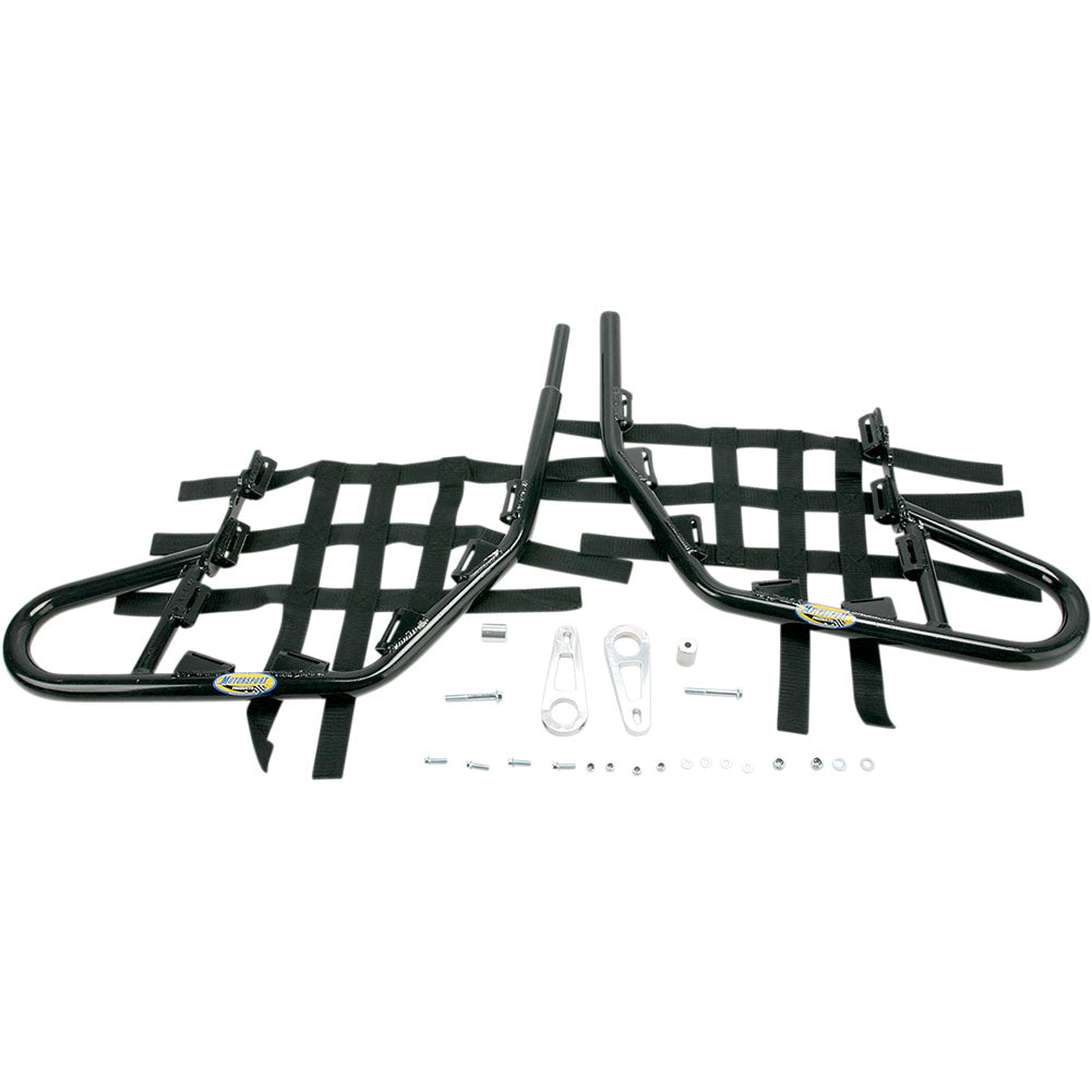 Motorsport Products Aluminum Nerf Bars Black Webbing
