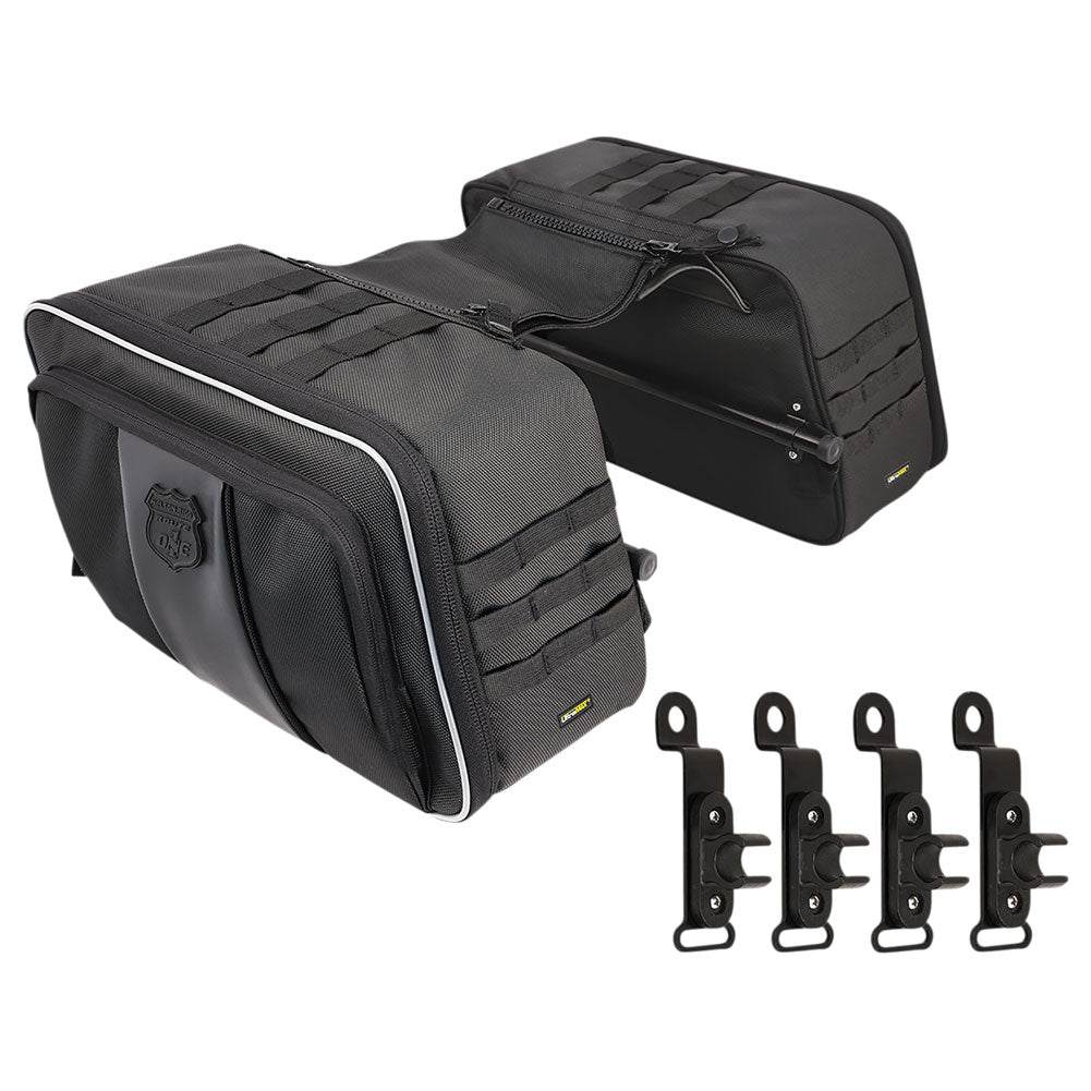 Nelson Rigg Route 1 Road Trip Saddlebags Black