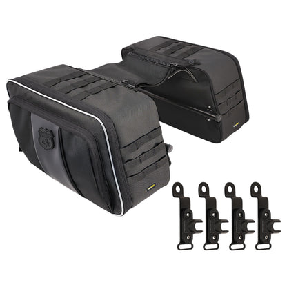 Nelson Rigg Route 1 Road Trip Saddlebags Black