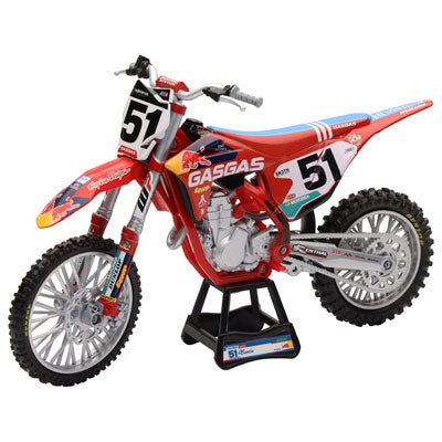 NEW RAY DIE-CAST RED BULL GASGAS JUSTIN BARCIA #51 MOTORCYCLE REPLICA